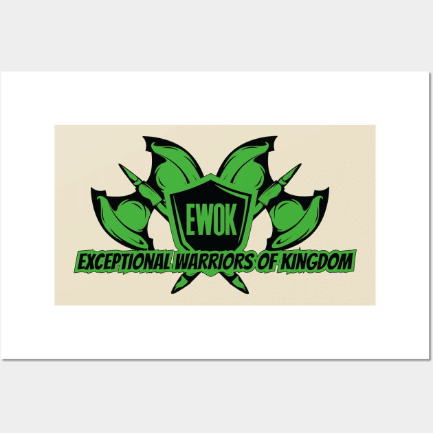 GREEN EWOK RANGER! Wall Art by EwokSquad